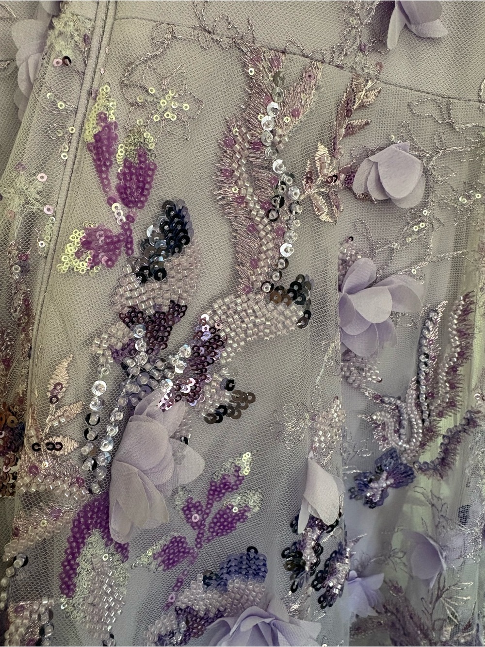 Dress the Population Audrey Cocktail Dress NWT lavender size small - Picture 12 of 13